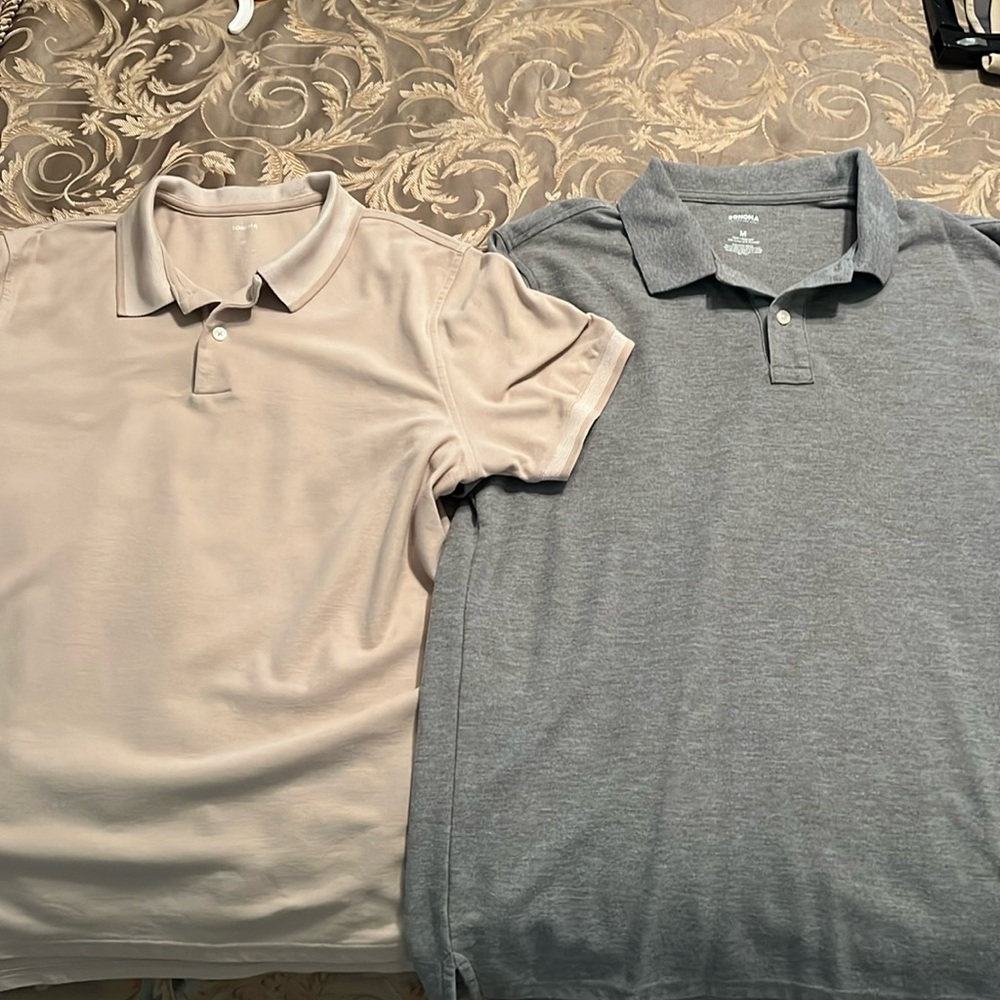 Two polo shirts